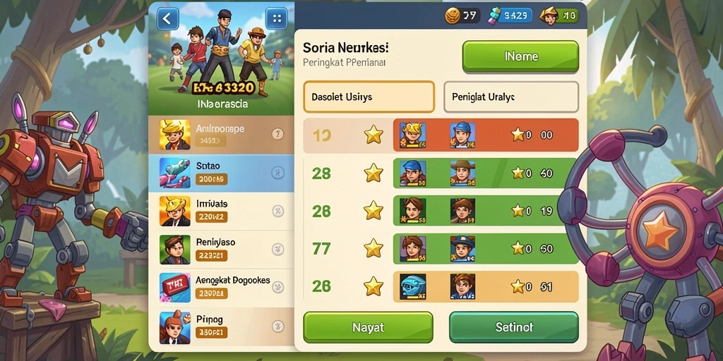 Level yang dirancang dengan detail menawan.
